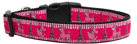 Poodles in Paris Nylon Cat Collar